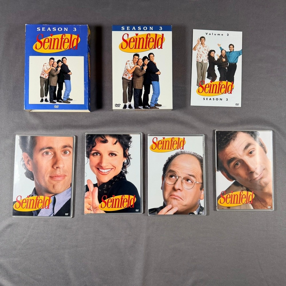 Seinfeld Seasons 1 2 3 DVD Multi Blue Box Set Comedy TV Show Collection - Picture 7 of 9